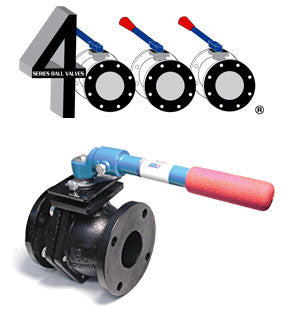6" #4000 FLANGED CI AMERICAN BALL VALVES