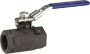 1/2" CARBON STEEL 2000# THREADED BALL VALVE
