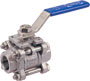 11/2"  NIBCOTM595-S6R-66-LL SS 3 PC THREADED BALL VALVE