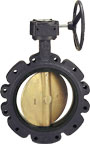 5" NIBCO LD2000-5 LUG GEAR-OP BUTTERFLY VALVE