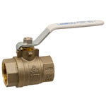 1" WATTS THREADED LEAD FREE BRASS FULL PORT BALL VALVE LFFBV-4